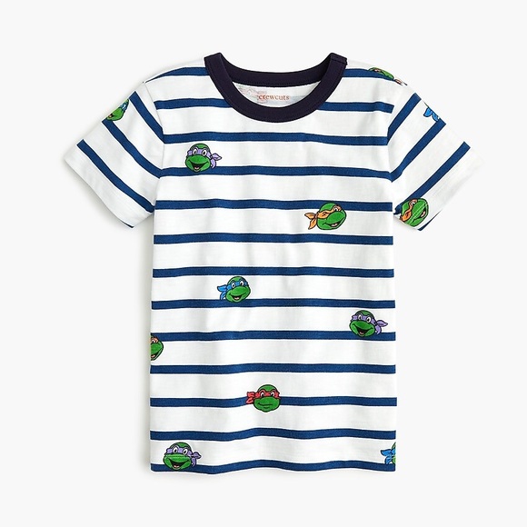 J. Crew Other - Crewcuts x Nickelodeon Ninja Turtle Striped Tee